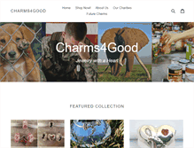 Tablet Screenshot of charms4good.com